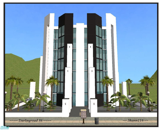 Sims 2 — Darlingroad 36 by Shann116 — Modern apartment with 6 rentable units. Lot size 4x3. Rent $ 1,832.- $ 2,623.- Have