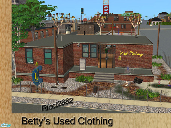 Sims 2 — Babs Trailer Park Extras - Betty\'s Clothing by TheNumbersWoman — Betty was born to Bab\'s Aunt way late in