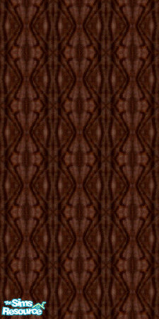 Sims 2 — Wooden Diamonds Paneling by kellsbells — Dark wood wall with diamond design. Paneling you'll use again and