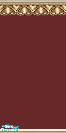 Sims 2 — Burnt Red Wall Set 1 by Girl-from-mars — 5 matching walls that tile perfectly.