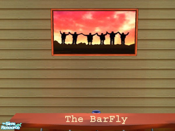 Sims 2 — "TOGETHER" by gbourn — The BarFly painting