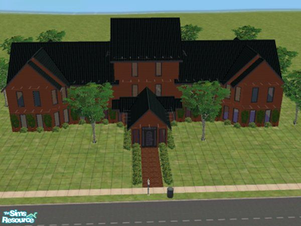 Sims 2 — Washington House by queenmab75 — A large spacious home for a large family, left unfurnished so you can decorate