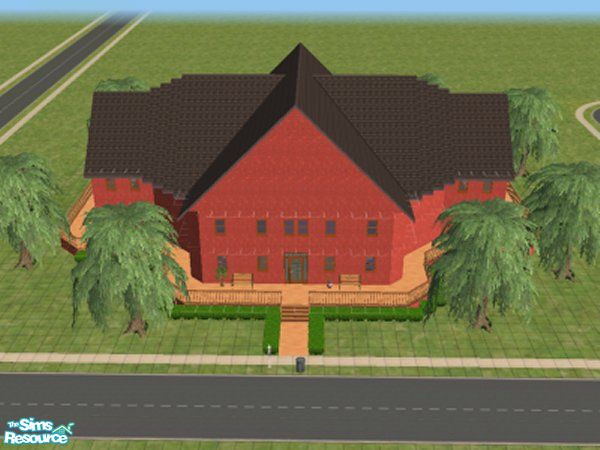 Sims 2 — Jefferson House by queenmab75 — A large spacious house, left unfurnished so you can decorate to your Sim's