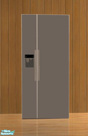 Sims 2 — NewEnglandKitchen wood - Fridge2 Basicgame white front by ShinoKCR — 
