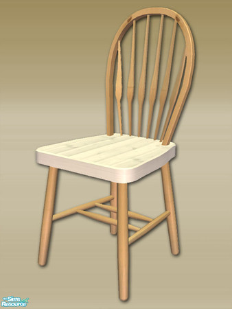 Sims 2 — Mt Lodge Series - Kitchen Chair Seat - 04 by Shakeshaft — Part of a recolour Set of the Kitchen Furniture set