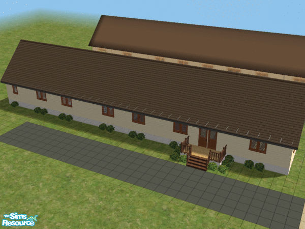 Sims 2 — Single Wide Mobile Home 09 by brittie — A simplistic little home! Features: Master suite, Mud room, Open living