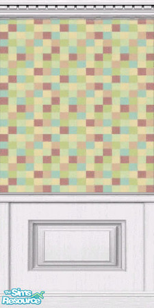 Sims 2 — Squared X 2 by agnes06 — Bring a fun pattern to a formal room.
