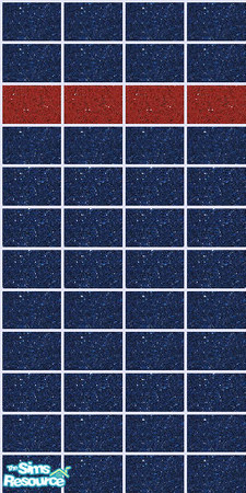 Sims 2 — Granite Set - Navy with Red by maylynn55 — This a beautiful set of granite tiled walls; they look wonderful in