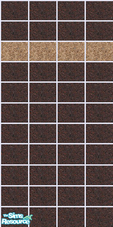 Sims 2 — Granite Set - Brown with Tan by maylynn55 — This a beautiful set of granite tiled walls; they look wonderful in