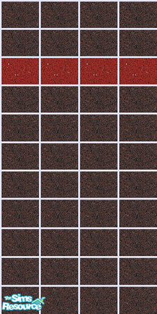 Sims 2 — Granite Set - Brown with Red by maylynn55 — This a beautiful set of granite tiled walls; they look wonderful in