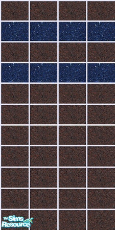 Sims 2 — Granite Set - Brown with Navy_2 by maylynn55 — This a beautiful set of granite tiled walls; they look wonderful