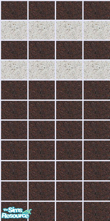 Sims 2 — Granite Set - Brown with Cream_2 by maylynn55 — This a beautiful set of granite tiled walls; they look wonderful