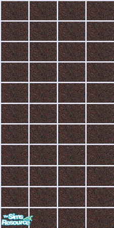 Sims 2 — Granite Set - Brown Wall by maylynn55 — This a beautiful set of granite tiled walls; they look wonderful in the