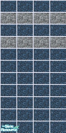 Sims 2 — Granite Set - Blue with Gray_2 by maylynn55 — This a beautiful set of granite tiled walls; they look wonderful