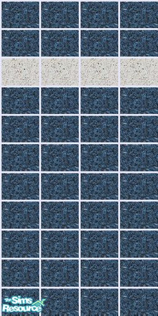 Sims 2 — Granite Set - Blue with Cream by maylynn55 — This a beautiful set of granite tiled walls; they look wonderful in