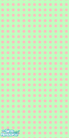 Sims 2 — GRP Dots by S4R4J03 — Part of the 'A Girl's Room' set(s) of wallpapers and carpets designed just for little
