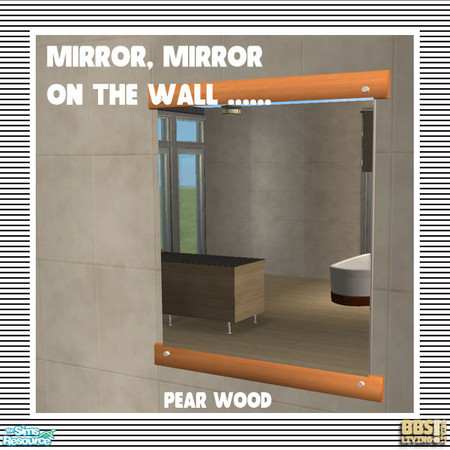 Sims 2 — Mirror, mirror on the wall... Pearwood f by BetterbeSim — Mirror, Mirror on the wall, is your Sim the prettiest