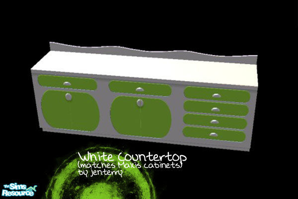 Sims 2 — Way Cool Countertops Maxis Matches - whi by jenterry — Finally put those way cool counters to use. 5 countertops
