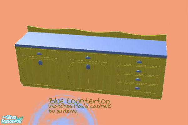 Sims 2 — Way Cool Countertops Maxis Matches - blu by jenterry — Finally put those way cool counters to use. 5 countertops