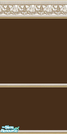 Sims 2 — Brown with Elegant Border by Girl-from-mars — .