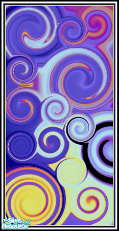 Sims 2 — AP Night Sky by S4R4J03 — Part of the 'Art Panels' set by S4R4J03.