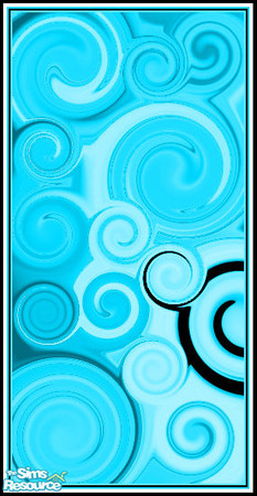 Sims 2 — AP Indigo by S4R4J03 — Part of the 'Art Panels' set by S4R4J03.