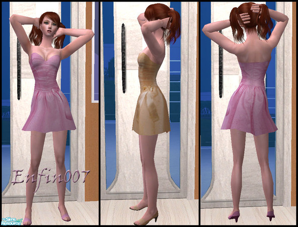 Sims 2 — short formal dresses by enfin007 —  