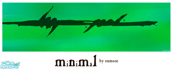 Sims 2 — Minimal 04 by undefinedmuse — Recolor of Nova Jazz, the purple space/retro painting. Pets and CEP required. 