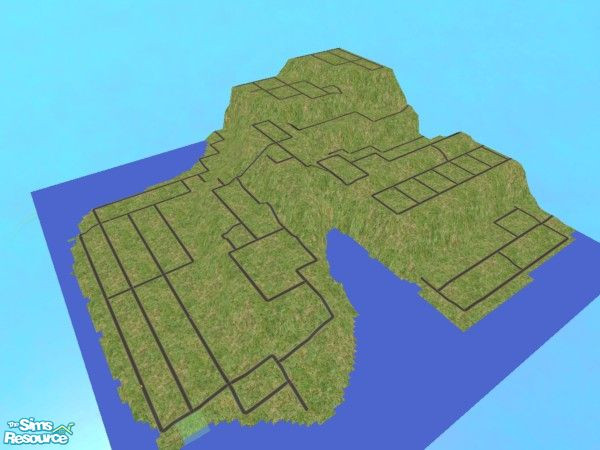 Sims 2 — Infineron Bay by anjelusx — Finally something new, a nice ocean front vista with various plateaus for fun and