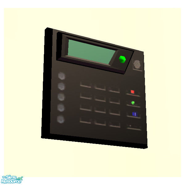The Sims Resource Black Burglar Alarm