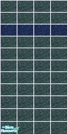 Sims 2 — Granite Set - Green with Navy by maylynn55 — This a beautiful set of granite tiled walls; they look wonderful in