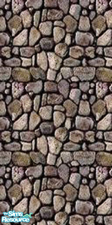 Sims 2 — Rock Wall 1 by jenterry — A nice bedrock for your Sim home.