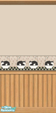 Sims 2 — Farm Country Cats Walls by STP Carly — Farm country walls because everyone has just a little bit of country in