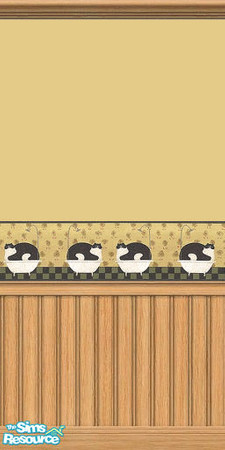Sims 2 — Farm Country Cats Walls by STP Carly — Farm country walls because everyone has just a little bit of country in