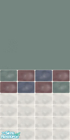 Sims 2 — "Splash" Wall Tile with Sage Paint by DinosRose — Add some color to your bathroom walls with this
