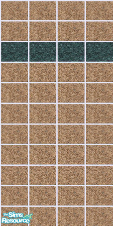 Sims 2 — Gramite Set - Tan with Green by maylynn55 — This a beautiful set of granite tiled walls; they look wonderful in