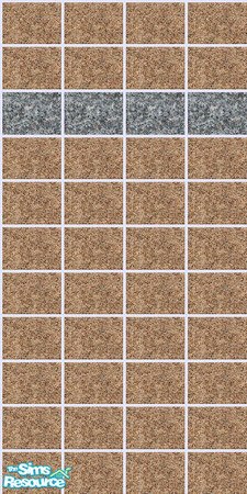Sims 2 — Gramite Set - Tan with Gray by maylynn55 — This a beautiful set of granite tiled walls; they look wonderful in
