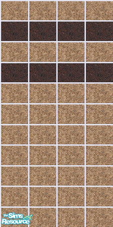 Sims 2 — Gramite Set - Tan with Brown_2 by maylynn55 — This a beautiful set of granite tiled walls; they look wonderful