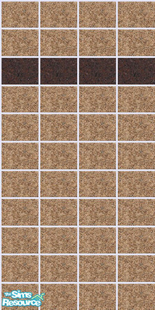 Sims 2 — Gramite Set - Tan with Brown by maylynn55 — This a beautiful set of granite tiled walls; they look wonderful in