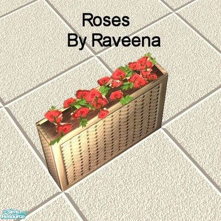 Sims 2 — Roses Flowers by Raveena — You need Simaddict99's 'standard' mesh for these flowers to work in the other