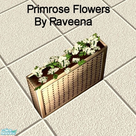 Sims 2 — Primrose Flowers by Raveena — You need Simaddict99's 'standard' mesh for these flowers to work in the other