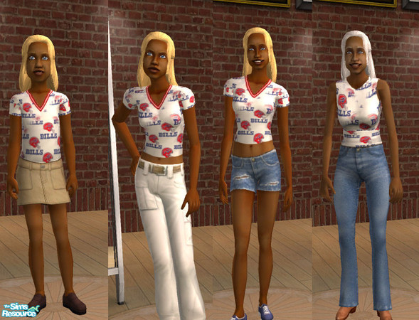 Sims 2 — Bills Female Shirts by Bayou_Babe —  