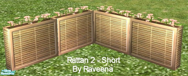 Sims 2 — Rattan 2 - Short by Raveena — You need Simaddict99's 'short' mesh for this object. Download it below.