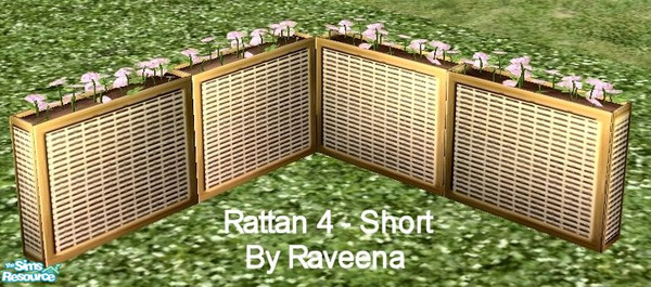 Sims 2 — Rattan 4 - Short by Raveena — You need Simaddict99's 'short' mesh for this object. Download it below.