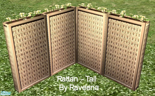 Sims 2 — Rattan - Tall by Raveena — You need Simaddict99's 'tall' mesh for this object. Download it below.