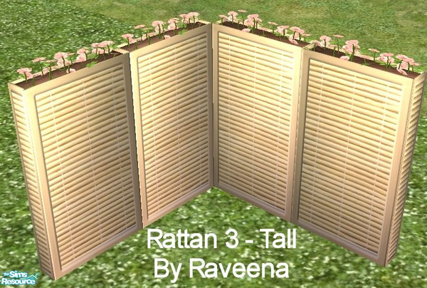Sims 2 — Rattan 3 - Tall by Raveena — You need Simaddict99's 'tall' mesh for this object. Download it below.
