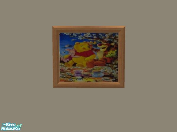 Sims 2 —  Pooh and Friends 2 by TSR Archive — Part of a set of 3 Pooh Prints ** TSRAA Member **