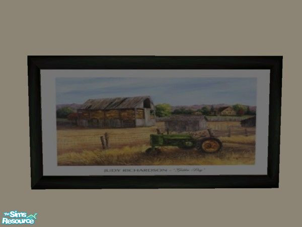Sims 2 — Farm print 3 by TSR Archive — Part of a set of 4 Farm inspired prints..** TSRAA Member **