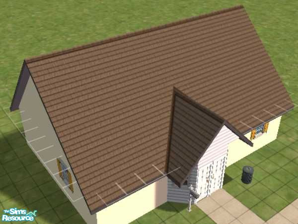 Sims 2 — 002 TSR Way by Sir_Shades — A cheap (1 bed - 1 bath) (2 bed-1 bath) if confert the TV room. Or you you can just