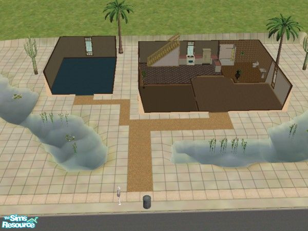 Sims 2 — The Nile by starchild91 — An egyptian home right next to the beautiful nile! Enjoy beautiful white sand, palm